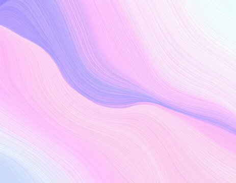 Abstract pastel wavy lines
