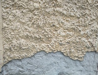 Texture - Old deteriorated brick house facade