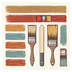 Brush strokes vector. brush. Set of text boxes. Paintbrush collection. Grunge design elements. Dirty texture banners. Set of rectangle shape brush strokes. Painted rectangles and long strokes