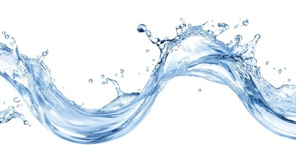 Water splash abstract