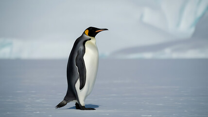Fototapeta premium penguin in antarctica