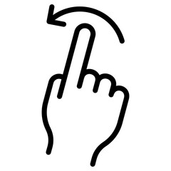 Flick Left Icon