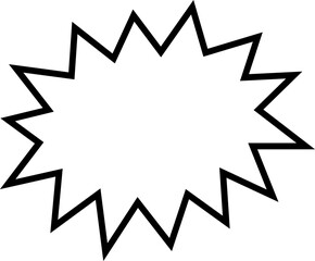 Blank empty speech bubble chat icon. Retro special offer design elements, chat emblem, black callout sign Isolated on transparent background. Vector illustration for web app.