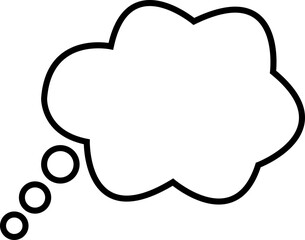 Blank empty speech bubble chat icon. Retro special offer design elements, chat emblem, black callout sign Isolated on transparent background. Vector illustration for web app.