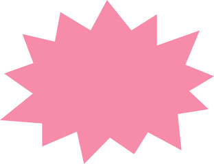 Blank empty speech bubble chat icon. Retro colorful special offer design elements, chat emblem, black callout sign Isolated on transparent background. Vector illustration for web app.