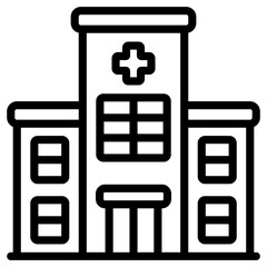 Hospital Building Icon