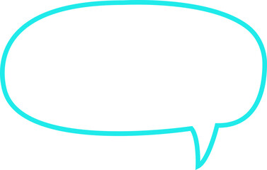Blank empty speech bubble chat icon. Retro colorful special offer design elements, chat emblem, black callout sign Isolated on transparent background. Vector illustration for web app.