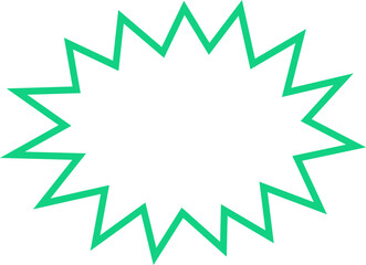 Blank empty speech bubble chat icon. Retro colorful special offer design elements, chat emblem, black callout sign Isolated on transparent background. Vector illustration for web app.