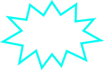 Blank empty speech bubble chat icon. Retro colorful special offer design elements, chat emblem, black callout sign Isolated on transparent background. Vector illustration for web app.