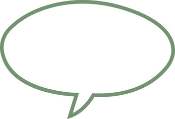 Blank empty speech bubble chat icon. Retro colorful special offer design elements, chat emblem, black callout sign Isolated on transparent background. Vector illustration for web app.