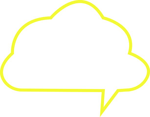 Blank empty speech bubble chat icon. Retro colorful special offer design elements, chat emblem, black callout sign Isolated on transparent background. Vector illustration for web app.