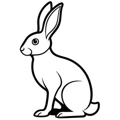 vector illustration of a rabbit