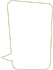 Blank empty speech bubble chat icon. Retro colorful special offer design elements, chat emblem, black callout sign Isolated on transparent background. Vector illustration for web app.