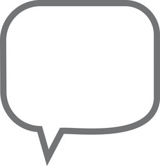 Blank empty speech bubble chat icon. Retro colorful special offer design elements, chat emblem, black callout sign Isolated on transparent background. Vector illustration for web app.