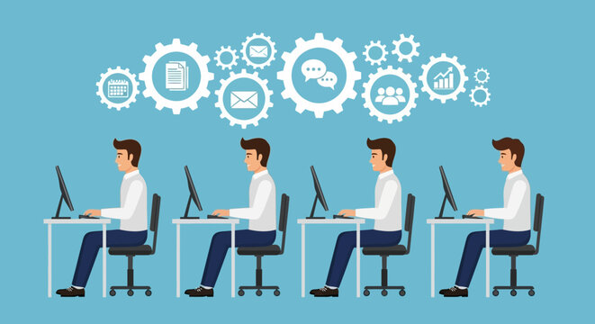 Efficient Teamwork Collaborative Workflow and Productivity in the Modern Workplace