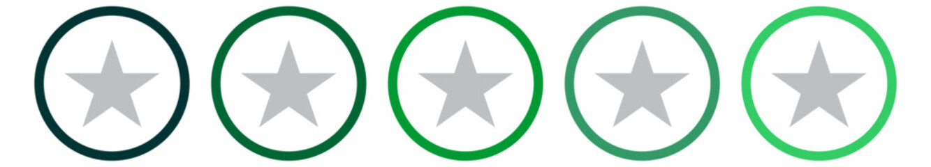 Fototapeta premium Five stars customer product r...