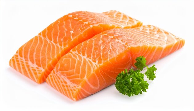 Atlantic Salmon (Canada, UK, USA)
A vibrant, silver-skinned fish with a slightly pink-orange hue when filleted. Frequently seen grilled, smoked, or sliced thin for sushi or poke bowls.