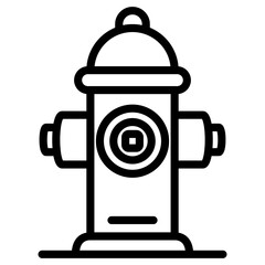 Obraz premium Hydrant Icon