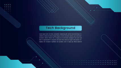 futuristic hi-tech abstract background. gradient blue background vector design elements concept. 16:9 aspect ratio