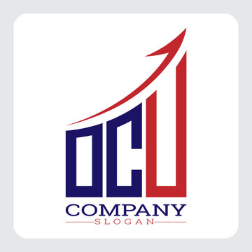 OCU logo design, OCU Company Logo Design Growth vector, OCU Upward Arrow Business Success Logo vector, OCU Corporate Branding Logo , OCU simple and modern logo, OCU business finance logo design, etc.