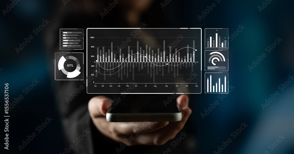 Poster big data and analytics support real-time insights, predictive modeling, and data-driven decisions fo