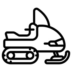 Snowmobile Icon