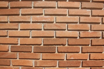 brick wall background, Perfect Red Brick Wall
