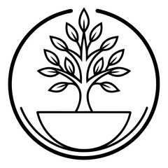 silhouette of a tree