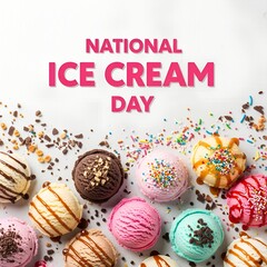 Celebrate National Ice Cream Day with a Delicious Assortment of Flavors and Toppings Perfect for Summer