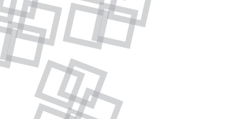 Abstract white background with a 3D geometric cube pattern for modern design and technology illustration