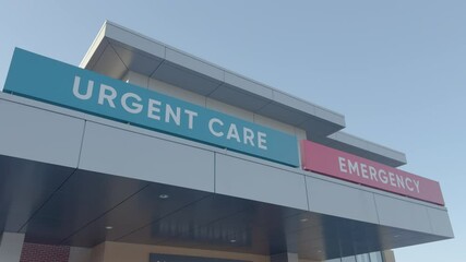Urgent Care and Emergency Main Entrance 4k