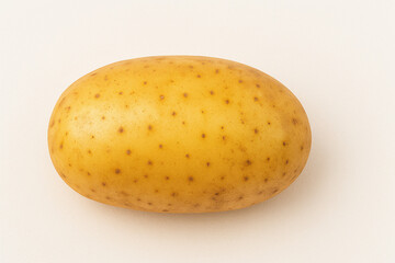 Golden_Potato_On_White