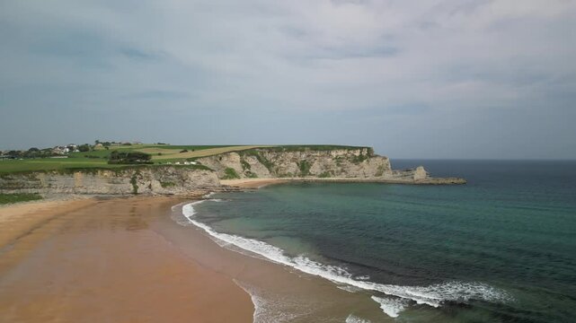 Playa de Langre, Ensenada de Galizano, Cabo Galizano, Langre, Cantabria, Santander
