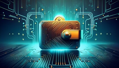 a stateoftheart barrier protects a computergenerated wallet from being compromised by cyber attackers