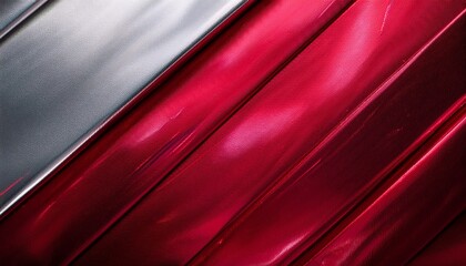 red close up of silver and crimson metal