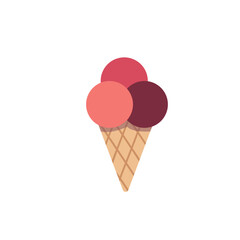 Three ball ice cream svg icon