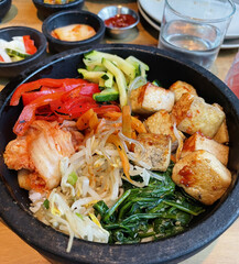 Korean Tofu Bibimbap