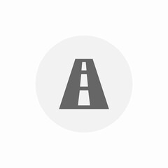 highway vehicle street icon sign vector