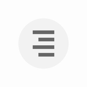 right side captions icon sign vector