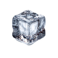Crystal Clear Ice Cube A Stunning Visual for Your Project on transparent Background