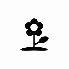 flower field icon sign vector