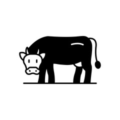 Cow Farm Animal Fill Icon