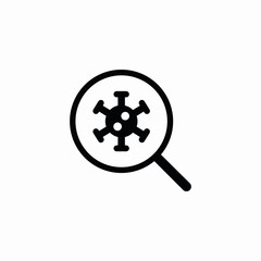 virus research icon sign vector