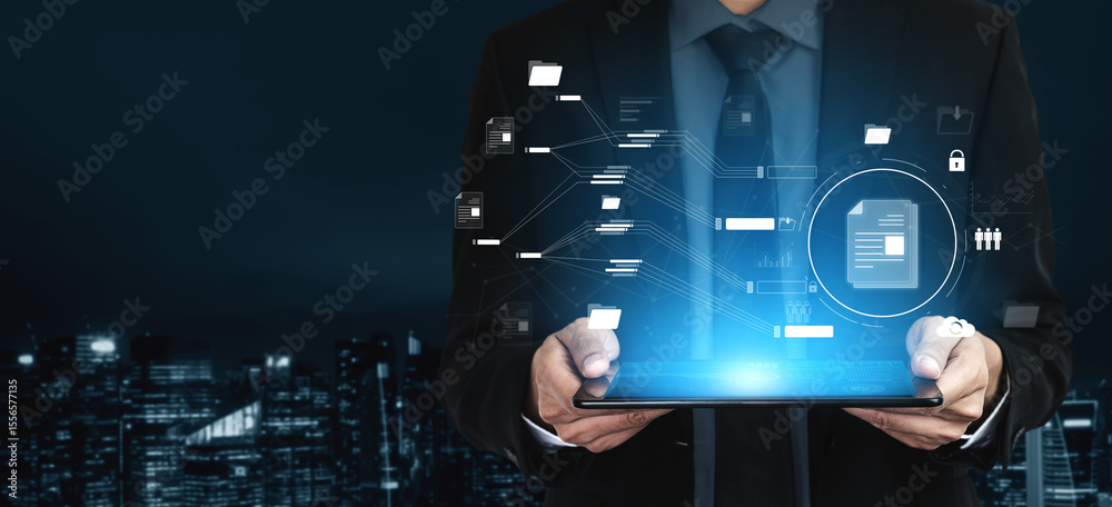 Poster digital document management system streamlines file access, document sharing, document tracking, and