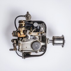 Fototapeta premium Engine assembly repair detail view
