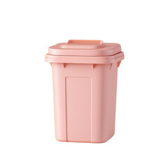 3d trash can isolated on transparent background. Png 