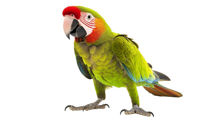 Red-Fronted Macaw Standing Upright &ndash; PNG
