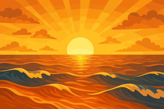 Cartoon Room View Seeing Sun Rising Cartoon Sunrise Images – Browse 542,475 Stock Photos, Vectors, and ...