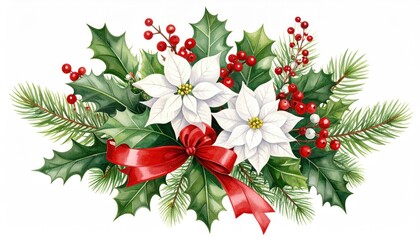 Festive floral arrangement