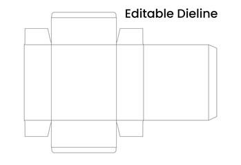 dieline, dieline template, box dieline, packaging dieline, die cut template, dieline design, folding carton dieline, printable dieline, editable dieline template	